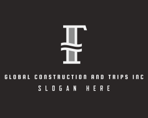 Industrial Steel Construction  logo design