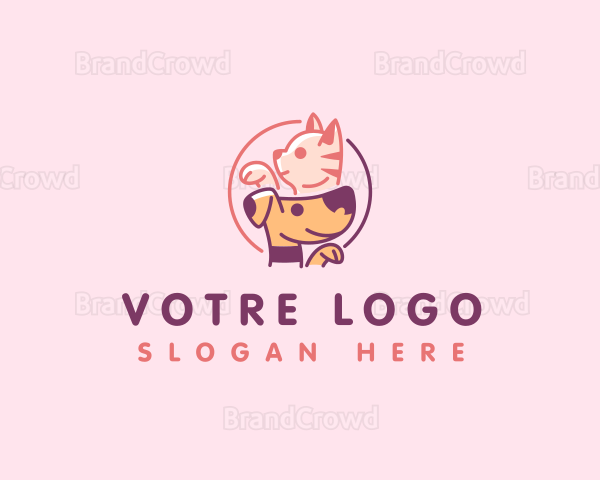 Dog Cat Pet Logo