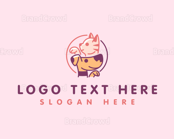 Dog Cat Pet Logo