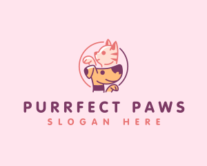 Dog Cat Pet logo design