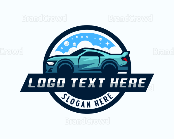 Car Wash Cleaner Logo