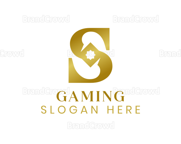 Gradient Gold S Logo