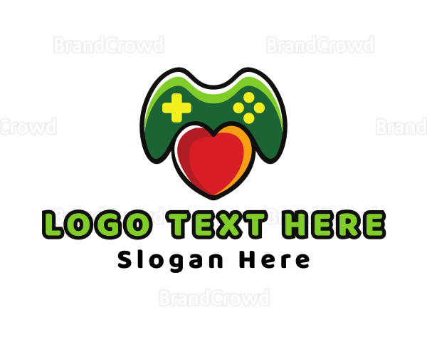 Heart Gaming Controller Logo