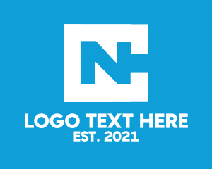 Icon - Modern Icon Lettermark logo design