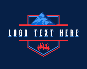 Iceberg - Thermal Heater Cooler logo design