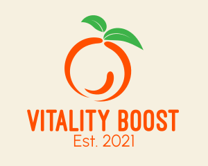 Healthy - Healthy Orange Fruit logo design