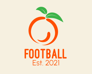 Market - Healthy Orange Fruit logo design