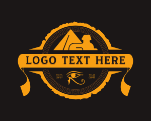 Landmark - Egyptian Pyramid Landmark logo design