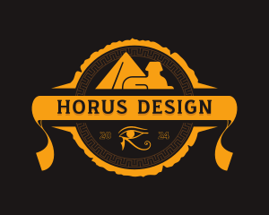 Egyptian Pyramid Landmark logo design