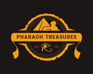 Egyptian Pyramid Landmark logo design