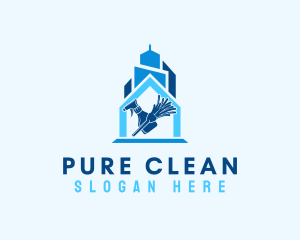 Home Property Cleaning Service logo design