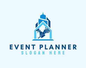Disinfectant - Home Property Cleaning Service logo design