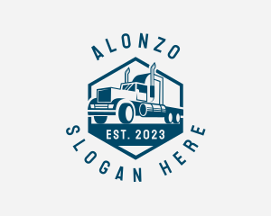 Cargo Forwarding Truck logo design