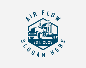 Cargo Forwarding Truck logo design