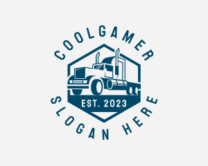 Cargo Forwarding Truck logo design
