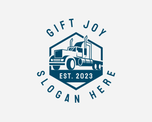 Cargo Forwarding Truck logo design