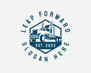 Cargo Forwarding Truck logo design