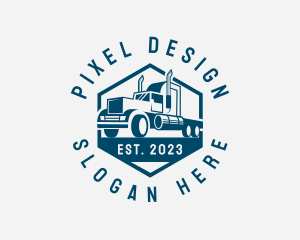 Cargo Forwarding Truck logo design