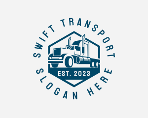 Cargo Forwarding Truck logo design