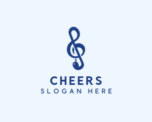 Producer - G Clef Snake logo design