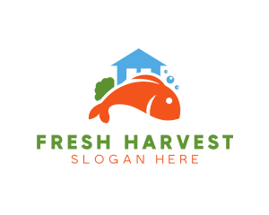 Vegetables - Fish Market Seafoods logo design