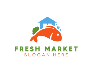Fish Market Seafoods logo design