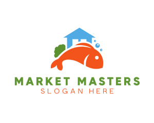 Fish Market Seafoods logo design