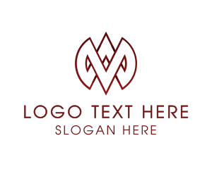 Letter Wm - Modern Puzzle Business logo design