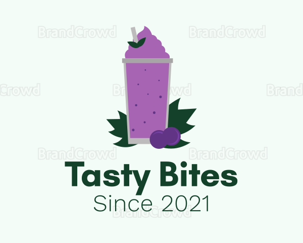 Fresh Grape Smoothie Logo