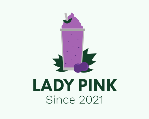 Juice Stand - Fresh Grape Smoothie logo design