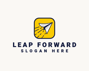 Plane Forwarding Aviation logo design