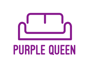 Purple Furniture Sofa logo design