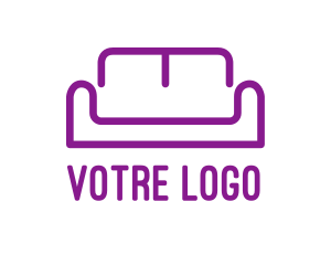 Purple - Purple Furniture Sofa logo design