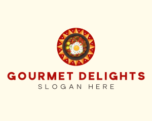 Sisig Delicacy Food logo design