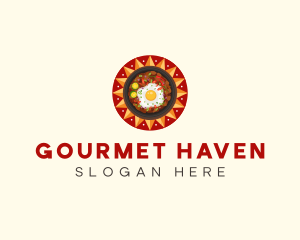 Sisig Delicacy Food logo design