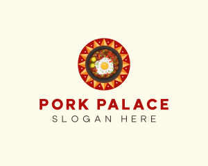 Sisig Delicacy Food logo design