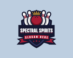 Bowling Sports Tournament logo design