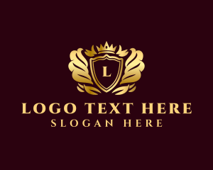 Elegant - Royal Crest Shield logo design