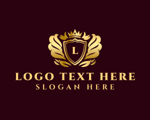 Luxury - Royal Crest Shield logo design