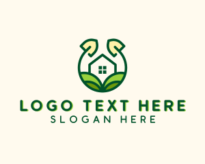 Shovel Farm Gardening  logo design