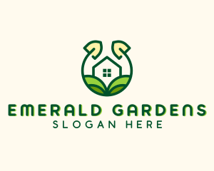 Shovel Farm Gardening  logo design