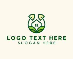 Greenhouse - Shovel Farm Gardening logo design