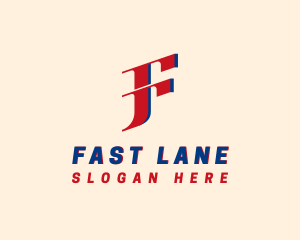 Fast Courier Logistics logo design