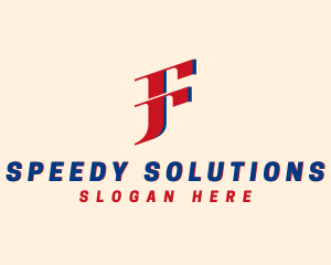 Fast - Fast Courier Logistics logo design