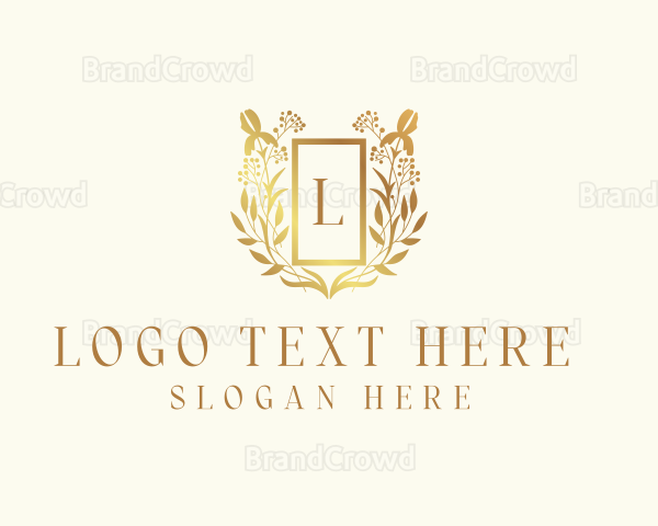 Luxury Floral Boutique Logo