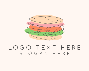 Fast Food - Fun Sandwich Bar logo design