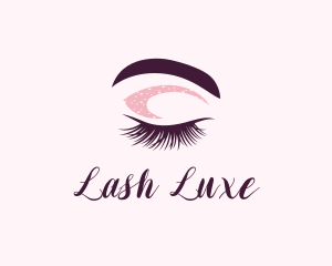 Eyelash Eyebrow Salon logo design