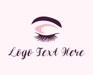 Eyelash Eyebrow Salon Logo