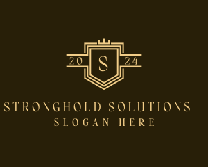 Regal Royalty Shield logo design