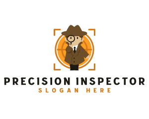 Inspector - Magnifying Glass Detective logo design